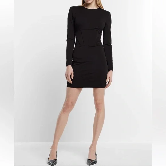 brocade dress long sleeve High neck, long sleeve floor length patterned brocade dress Navy